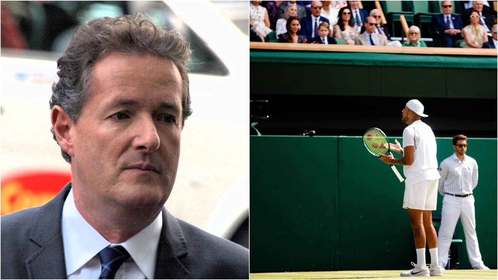 Piers Morgan calls Nick Kyrgios a ‘monumental a**hole’ after the Australian’s antics during the Wimbledon final