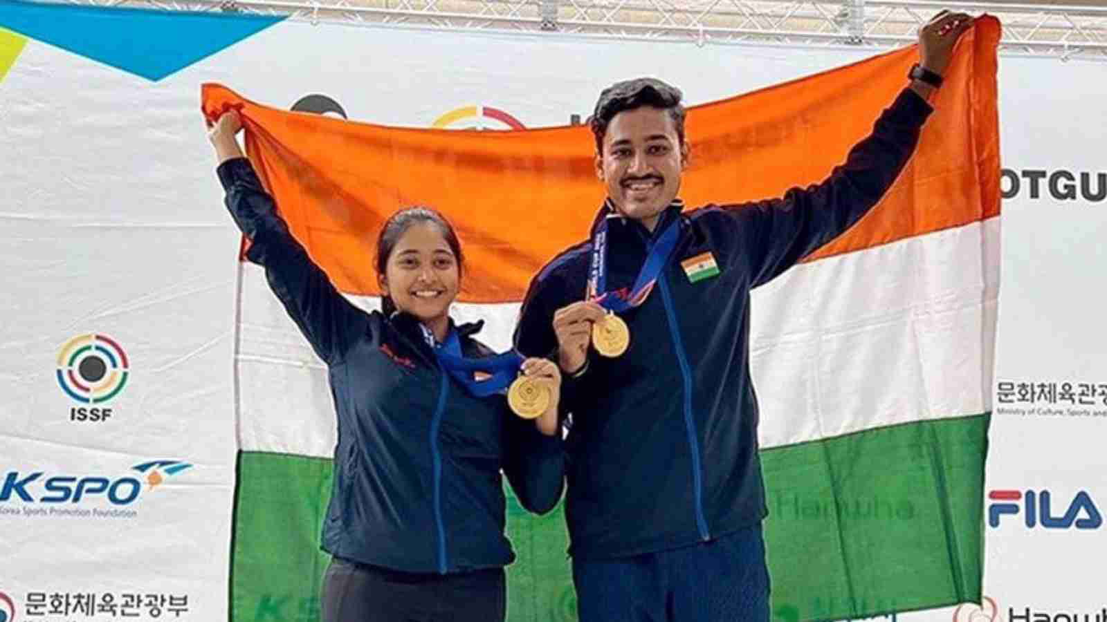 Shahu Tushar Mane-Mehuli Ghosh win 2nd gold for India at Changwon WC