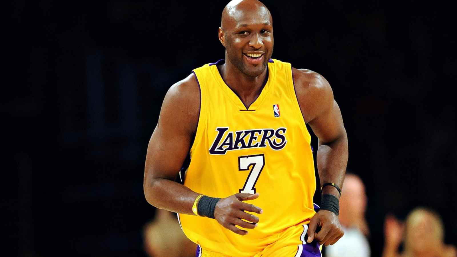 Lamar Odom with the Lakers