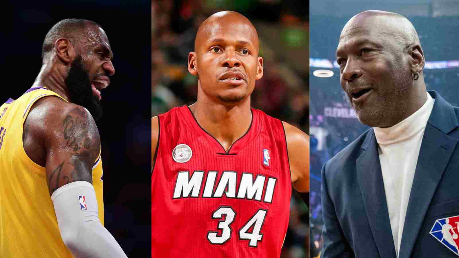 “You couldn’t dribble either” Fans react as Ray Allen heckles LeBron James stan to believe Michael Jordan is the deserving GOAT