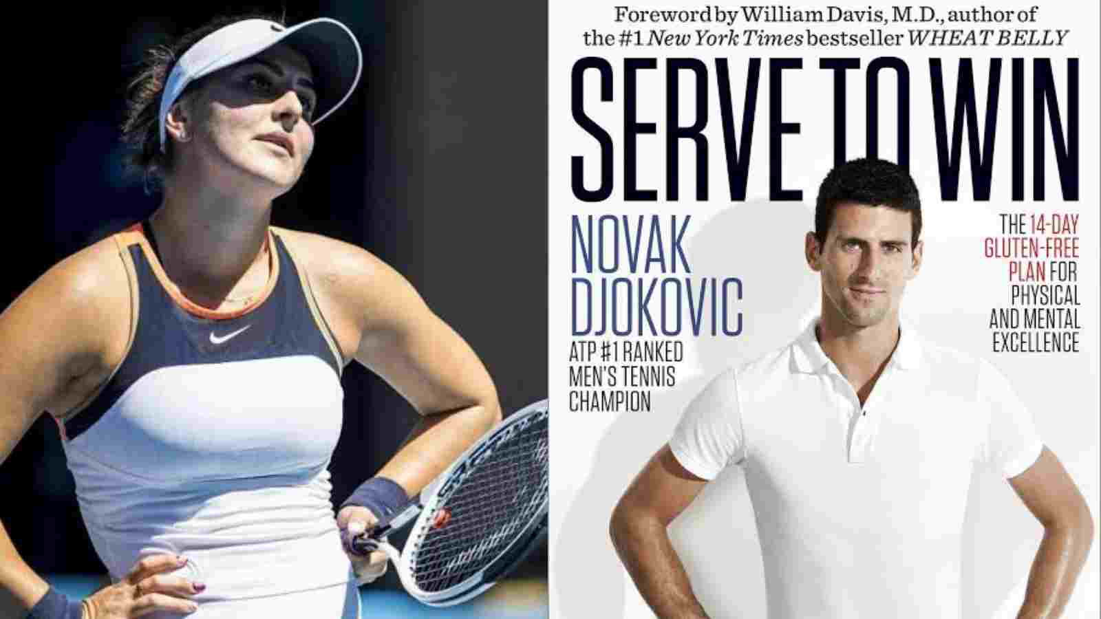 “This won’t help you!” Tennis Twitter mocks Bianca Andreescu for following a gluten-free diet after reading Novak Djokovic’s ‘serve to win’