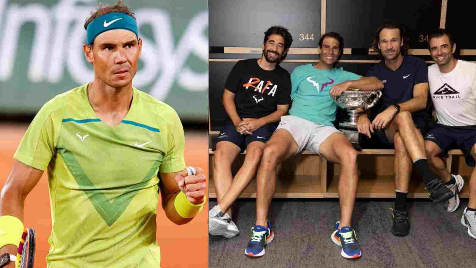 “Make everyone around you feel free to say things, good or bad,” Rafael Nadal emphasizes the importance of communication inside a team in an individual sport like tennis