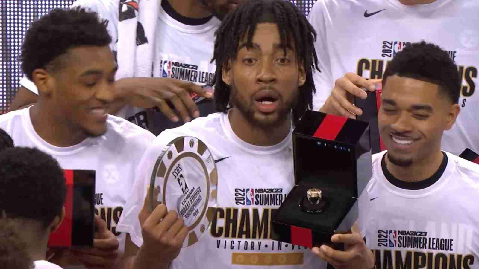 “Wanted to prove that I am a leader” MVP Trendon Watford reacts to Portland Trail Blazers winning 2022 Summer League