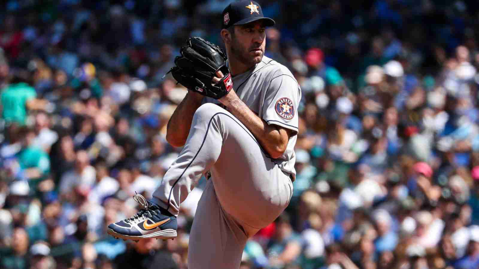 Watch: Lionhearted Justin Verlander thumping 4 x 99 mph in the seventh inning, JV Day for the Astros