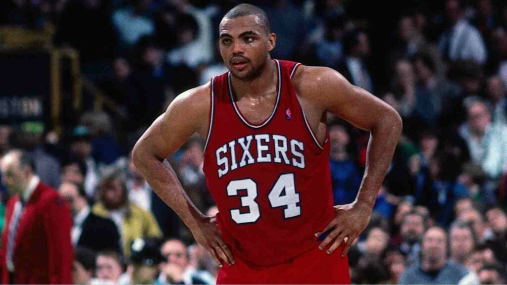 Charles Barkley with the Sixers in 1984