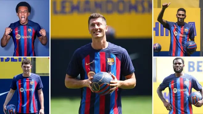 Laliga rejects Barcelona’s try to register five newplayers including Robert Lewandowski ahead of 2022-23 season: Reports