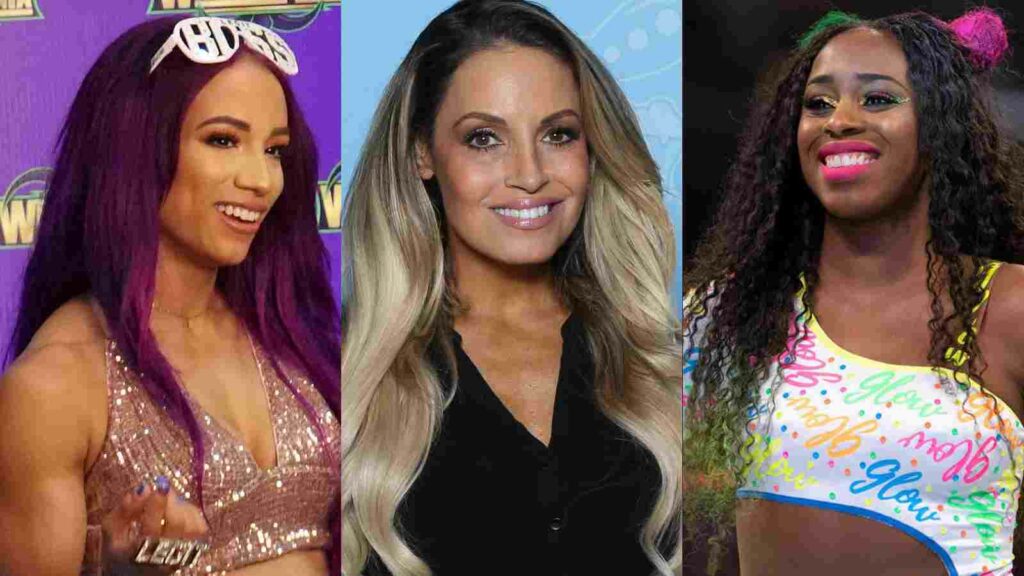 WATCH: WWE Hall of Famer encounters Sasha Banks and Naomi after a long time 1 Sasha Banks, WWE Hall of Famer Trish Stratus and Naomi