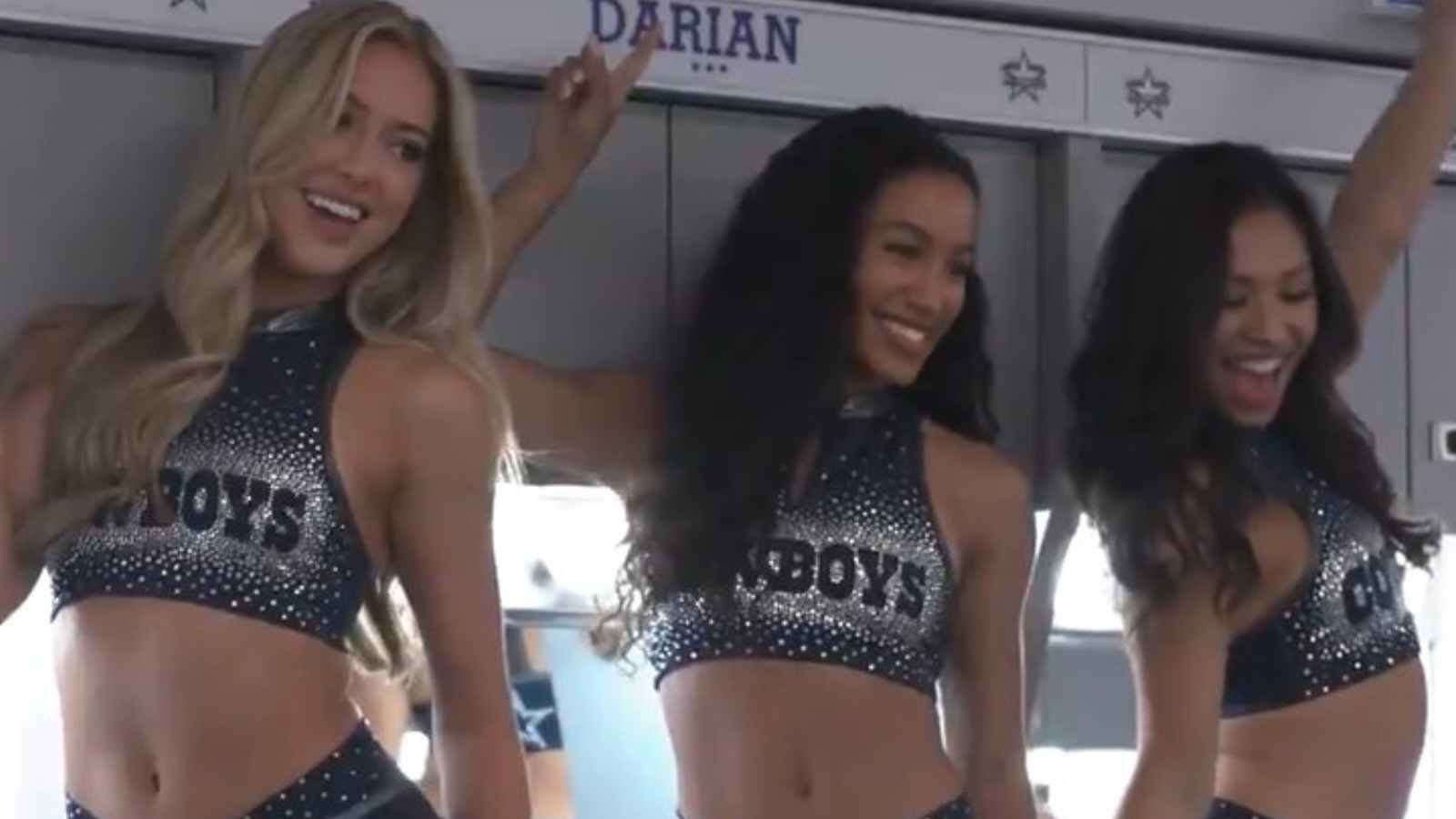 “TEARS OF JOY,” Dallas Cowboys Cheerleaders get the first glimpse of their new locker room