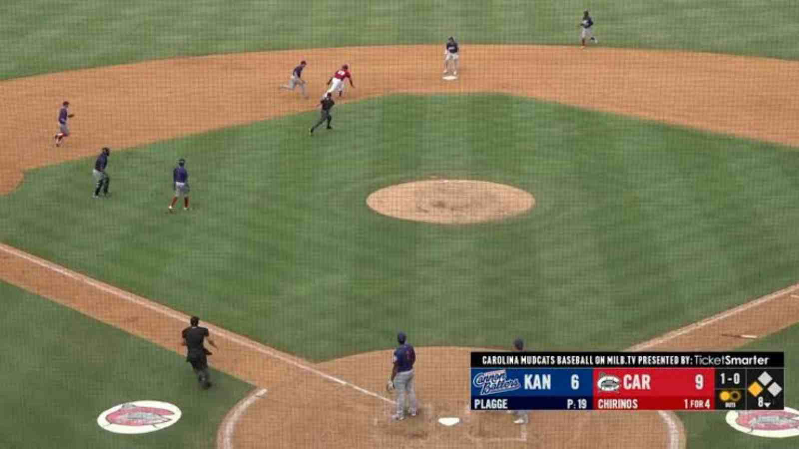 WATCH- “Gotta love the hustle” Bowen Plagge makes one of the greatest double plays in minor league history