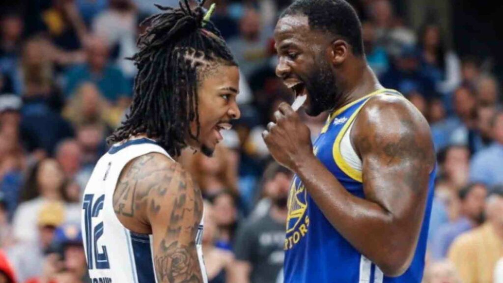 JA Morant and Draymond Green