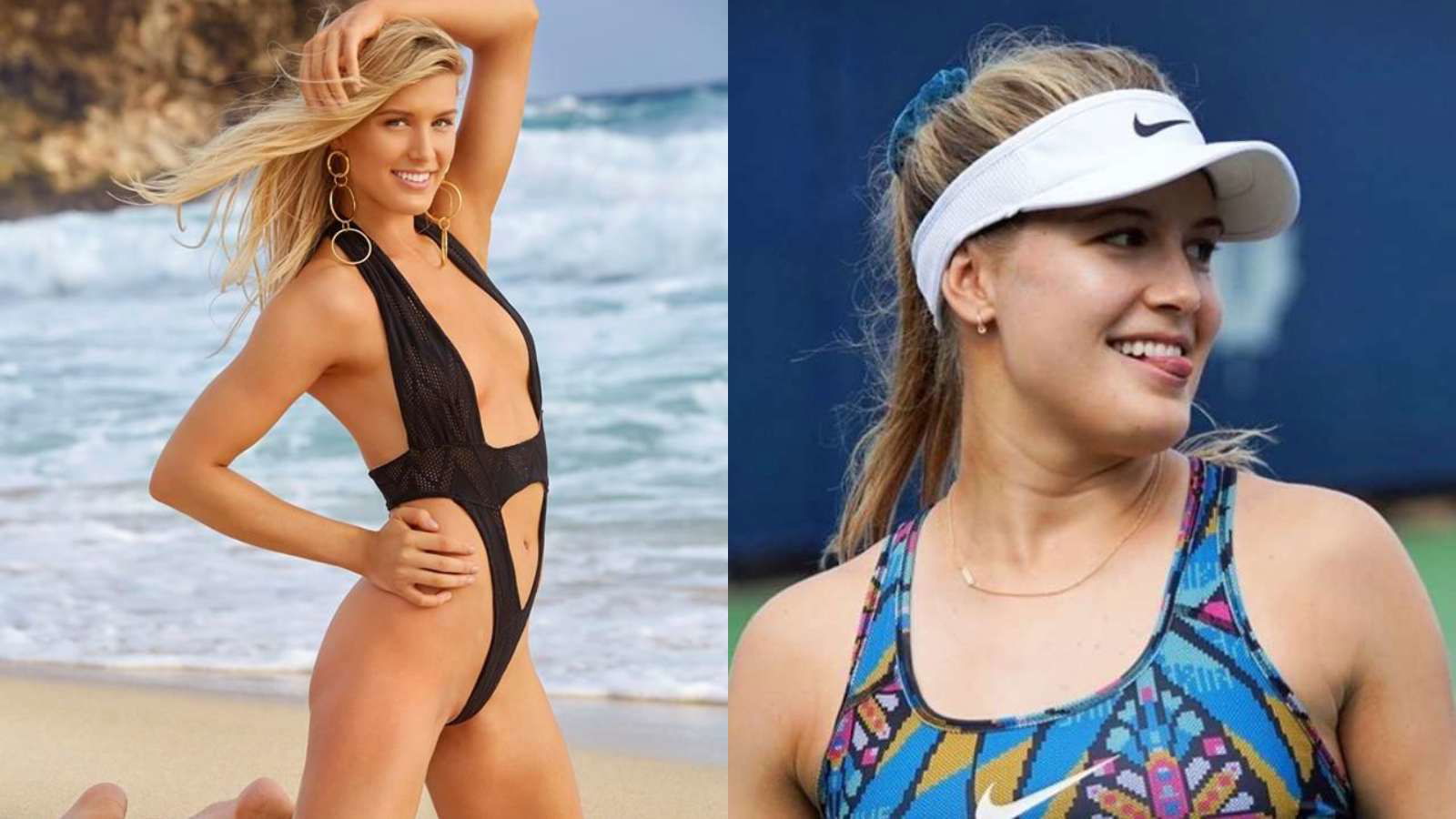 “Can someone explain?” Eugenie Bouchard gets pranked with a bikini photo on her official VanOpen credentials