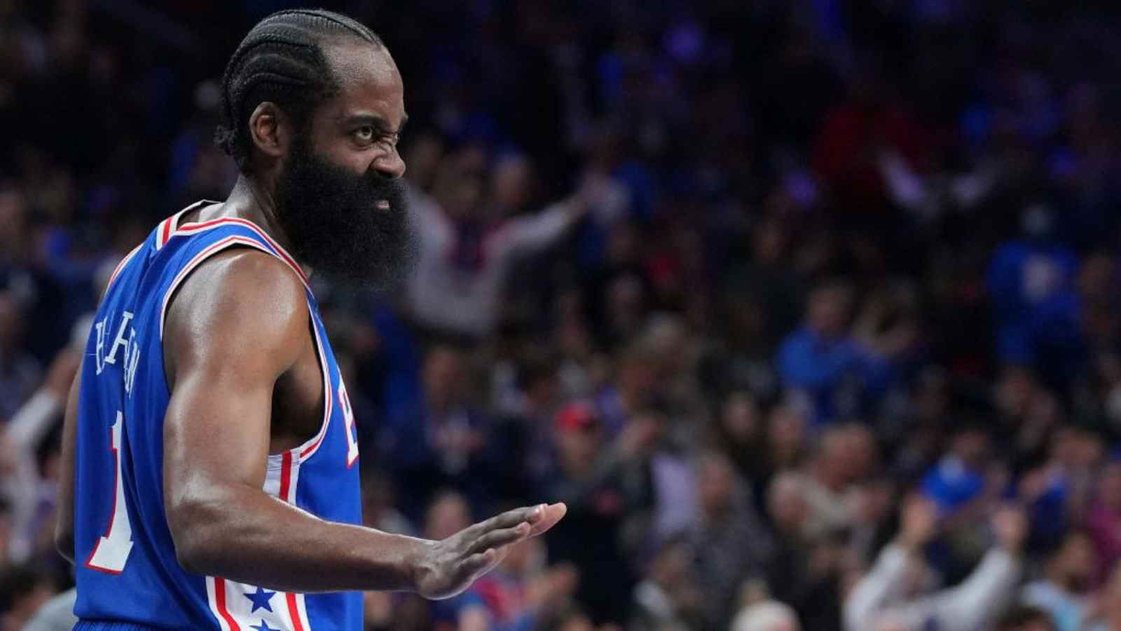 “Dare you all to talk about my man b**bs now” James Harden goes baki stiv in his body transformational pictures