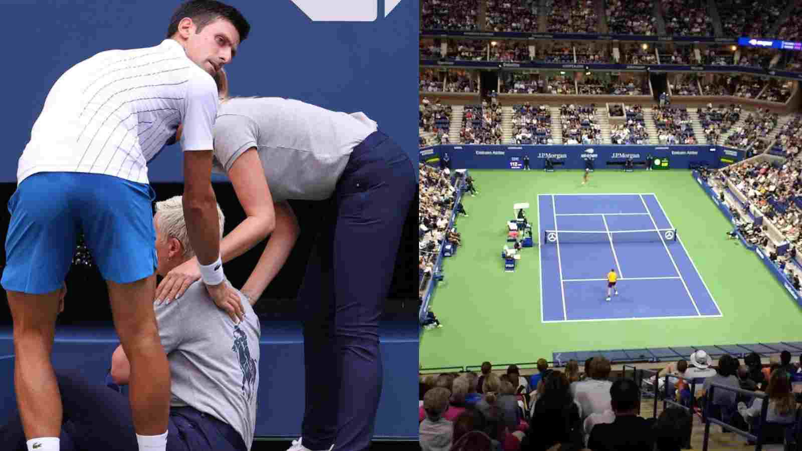 Why were line judges removed from the US Open?