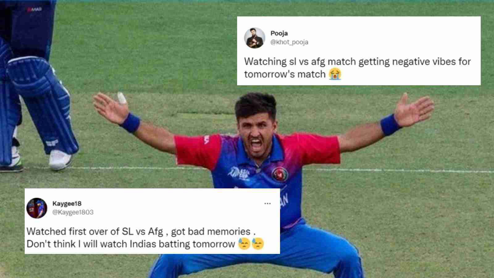 “Never Underestimate AFGHANISTAN”- Twitter reacts as Fazalhaq Farooqi scalps 3 wickets to help Afghanistan bowl out Sri Lanka for just 105