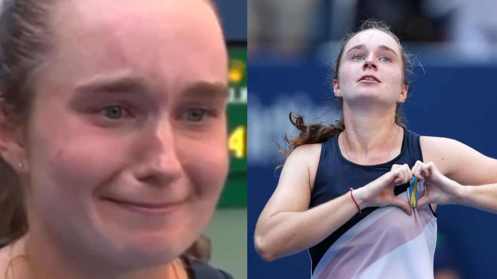 “This is for Ukraine!” Qualifier Daria Snigur tears up while speaking about her country after stunning Simona Halep at the US Open