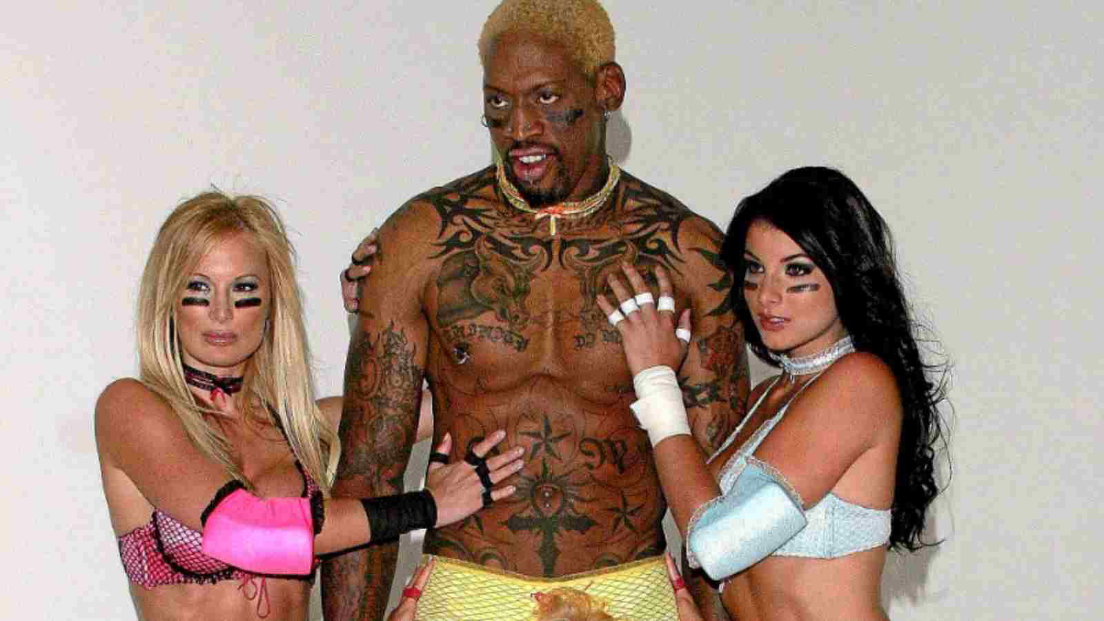 Dennis Rodman at a photoshoot