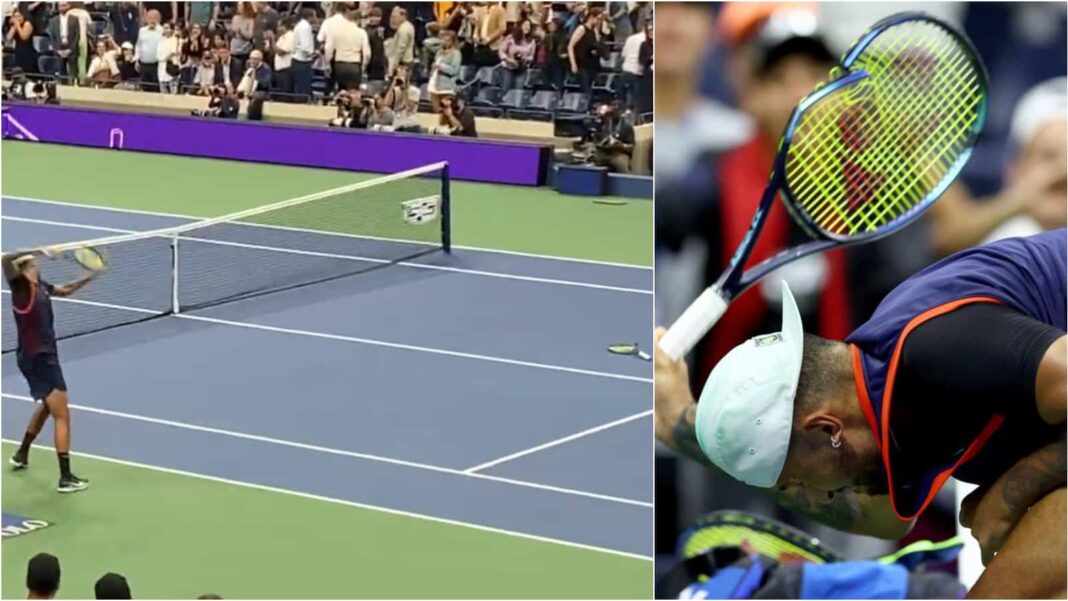 Nick Kyrgios' fine breaches the $10K mark yet again after he smashed ...