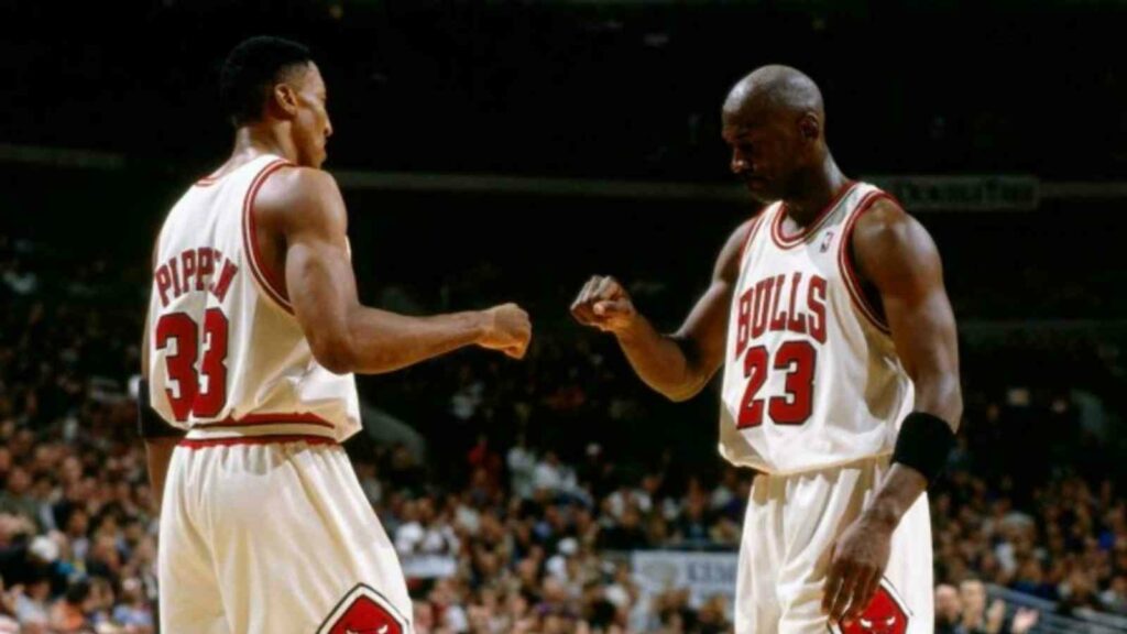 Scottie Pippen Michael Jordan