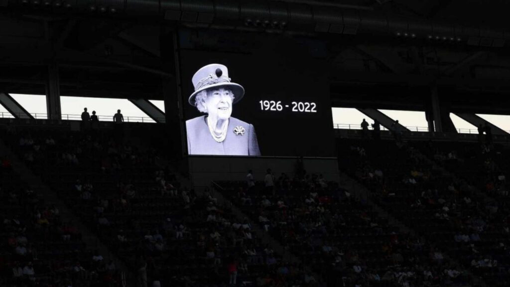 Queen Elizabeth II tribute at the US Open