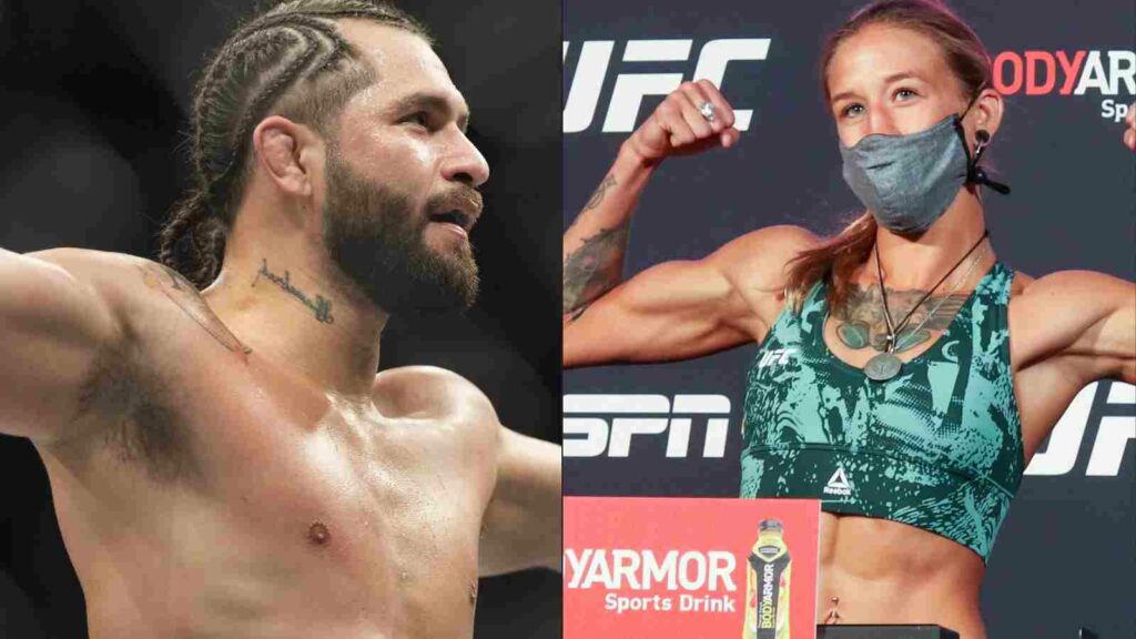 Jorge Masvidal (L), Mariya Agapova (R)