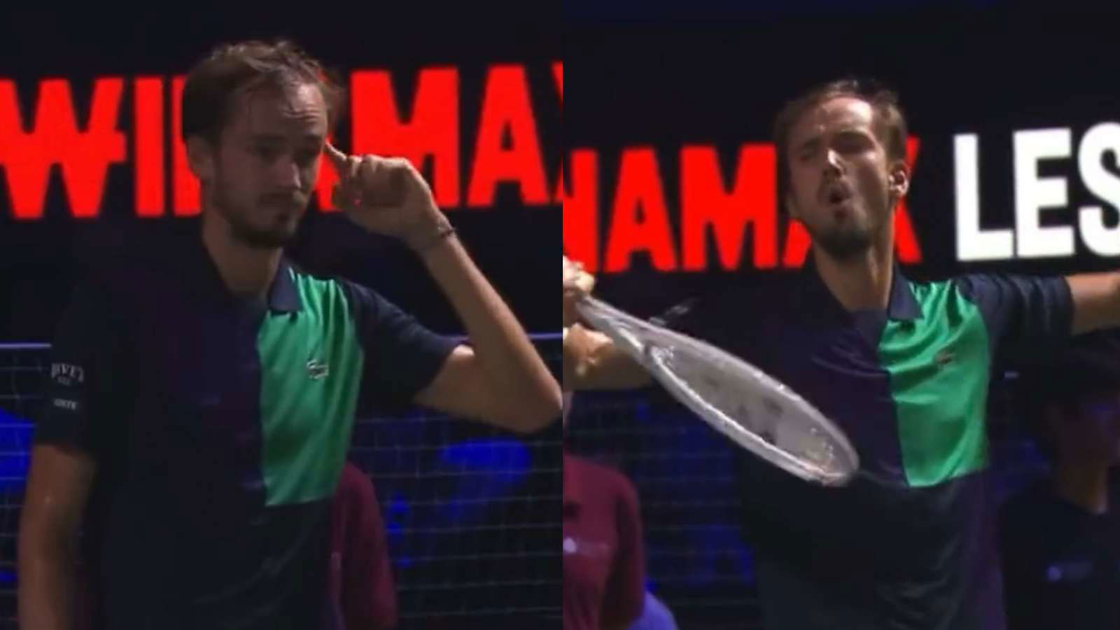 “Is he mentally unstable?” Daniil Medvedev ridiculed on social media for throwing his racket in frustration and racially mocking the French crowd by calling them monkeys