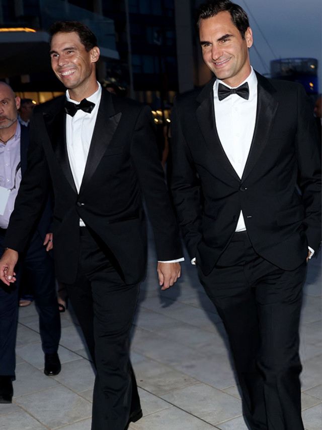 Roger Federer and Rafael Nadal