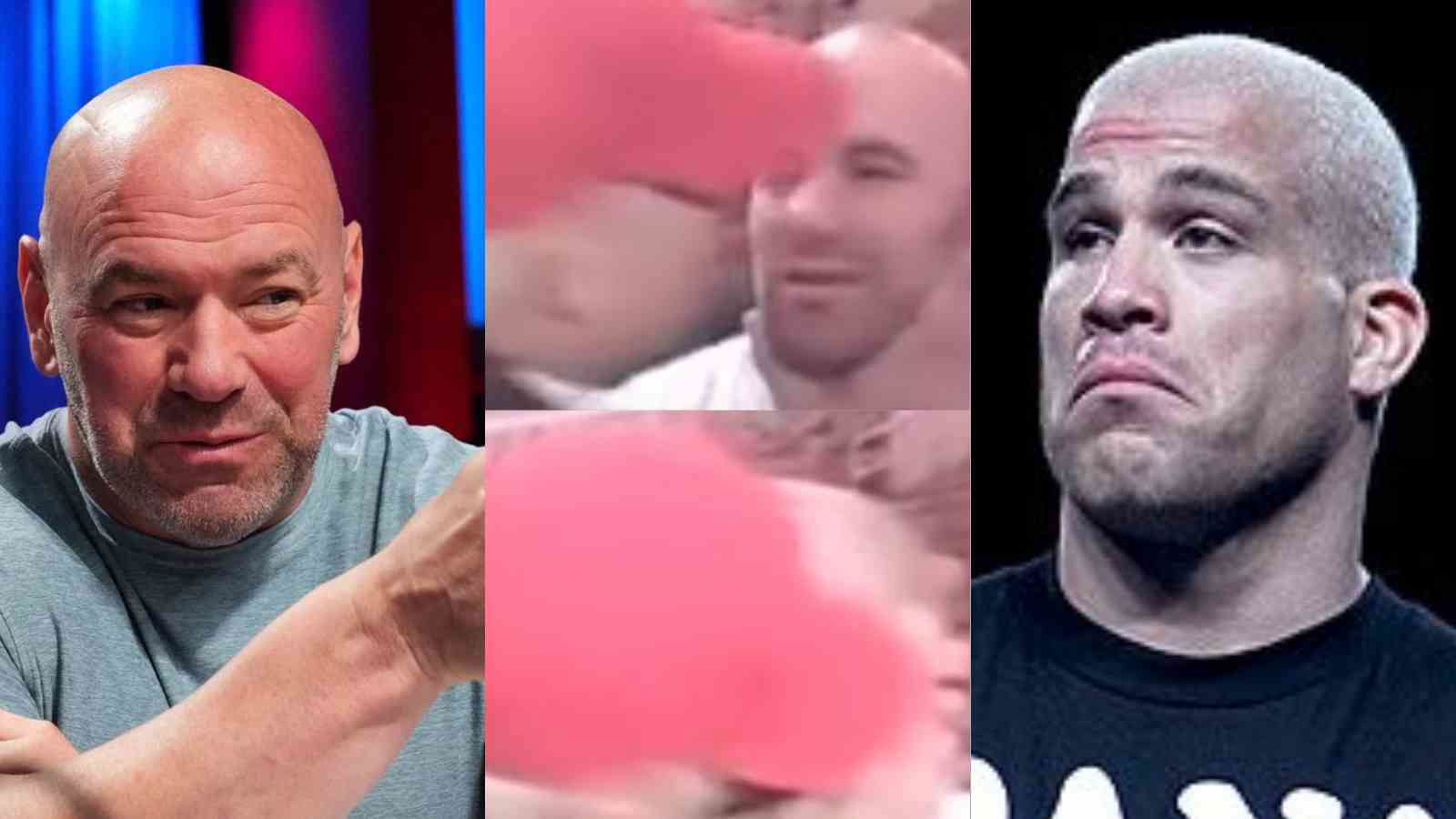 WATCH: Dana White gets PASSIONATE smooch from biggest enemy Tito Ortiz