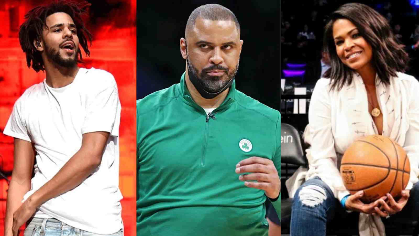 “That’s why Ime Udoka cheated on her” NBA Twitter is disbelief as J. Cole might have had a crush on Nia Long