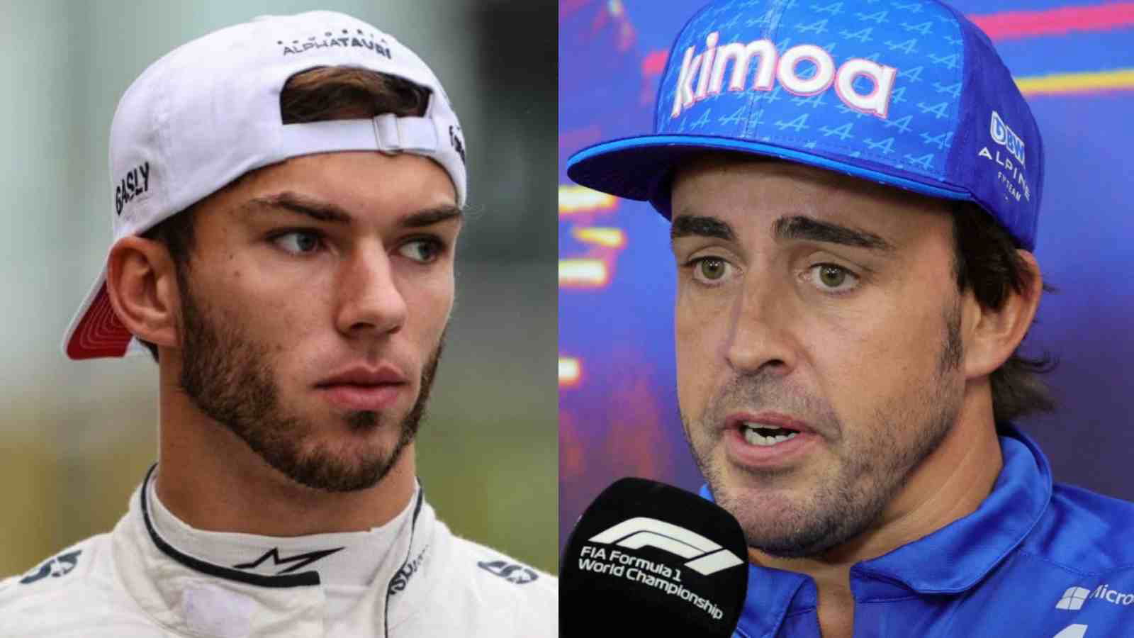 “Alonso is only in F1 to get every helmet” – F1 Twitter blows up after Pierre Gasly and Fernando Alonso swap helmets