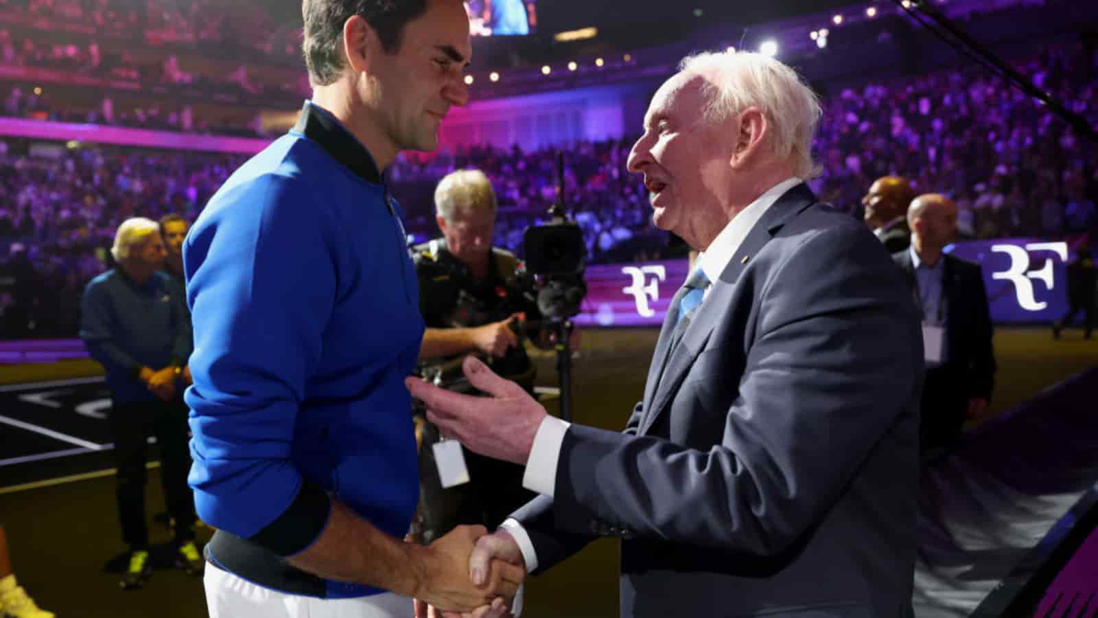 Rod Laver talks of his ‘friend’ Roger Federer’s farewell, calls it an ’emotional night’ for himself