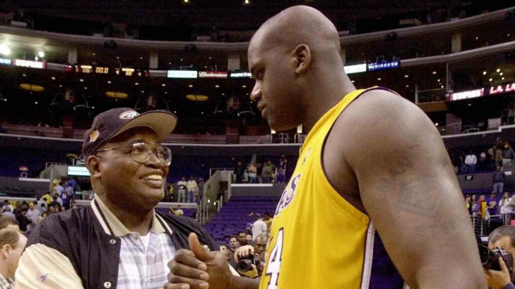 Shaquille O'Neal and his father