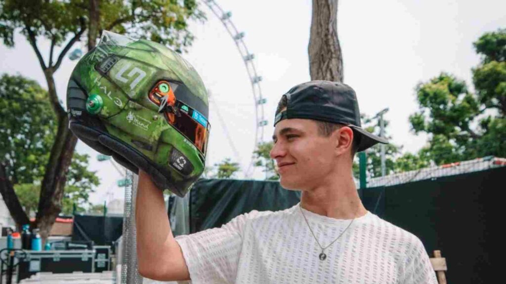 'No identity' 'Sensational: Fernando Alonso and Lando Norris' helmet designs draw contrasting reactions from the fans 1 Lando Norris' helmet design received better reactions than Fernando Alonso's design