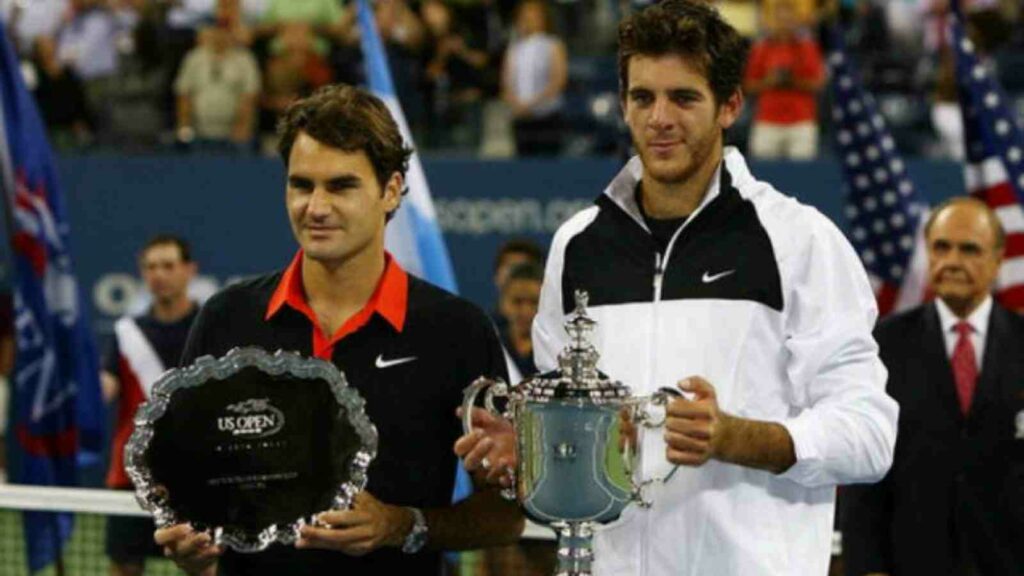 Roger Federer and Juan Martin del Potro