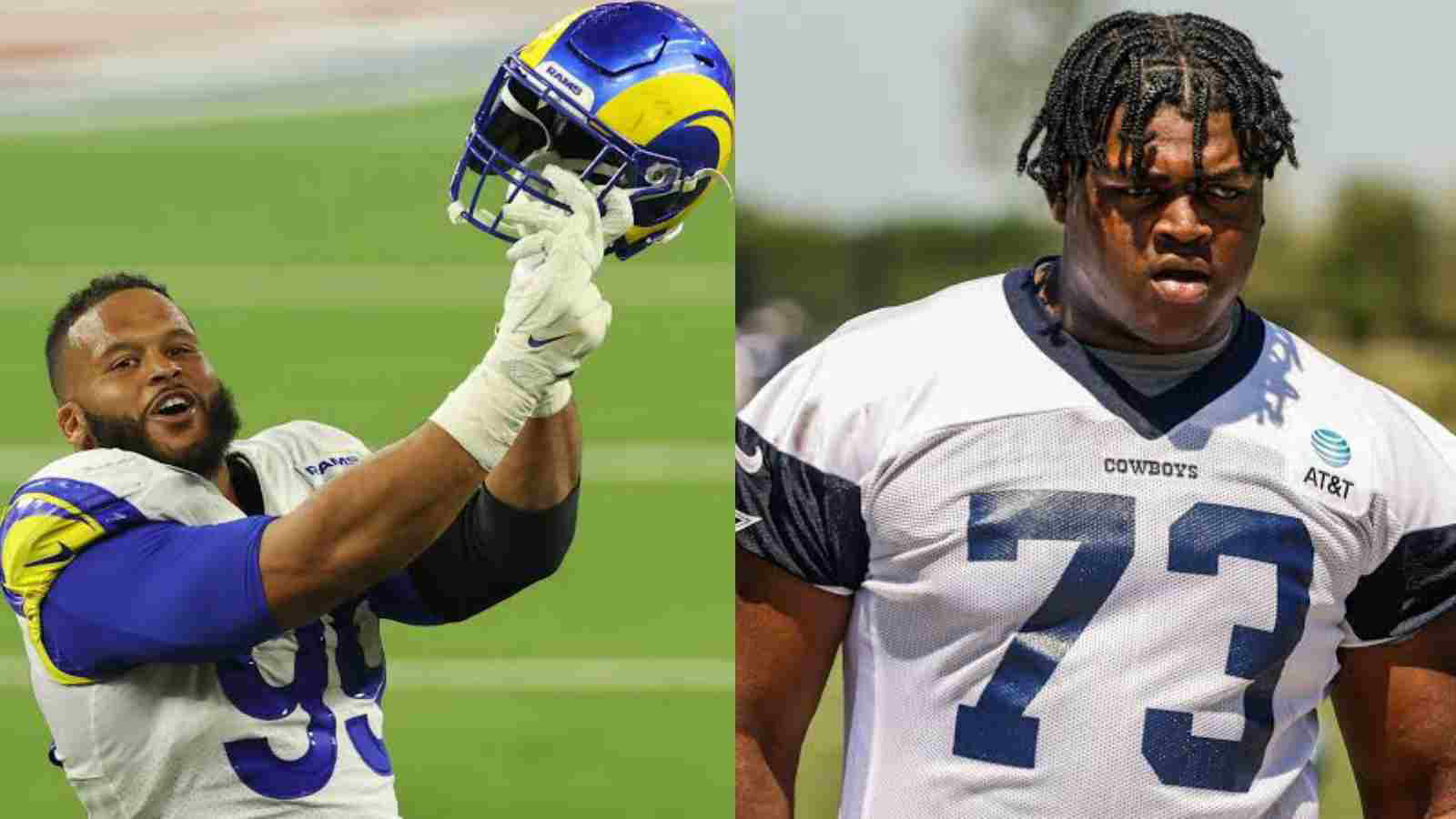 “Cowboys are of their F’ing mind” Shannon Sharpe fuming as Cowboys throw rookie Tyler Smith at “Best Defensive player in football” Aaron Donald