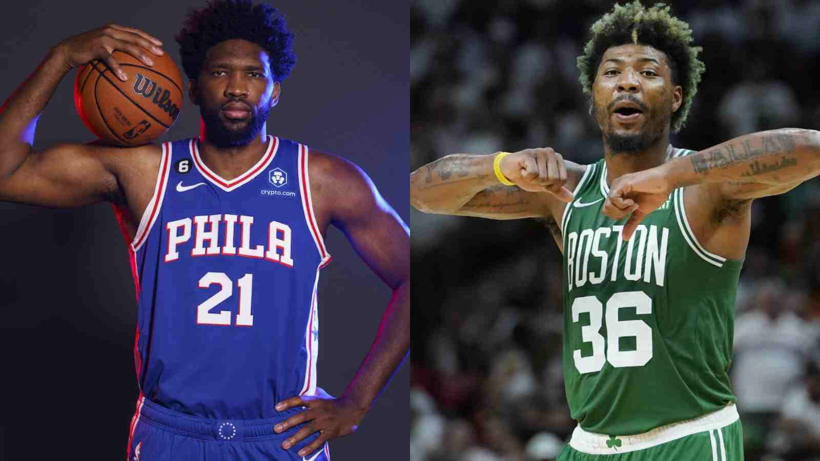 “Could’ve cracked his head open” Marcus Smart sounds off after Joel Embiid of the 76ers purposely tried to injure him