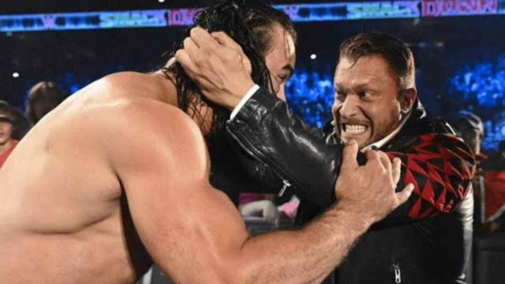 Karrion Kross attacks Drew McIntyre on the night of his comeback (Image Credits:Wrestling News)