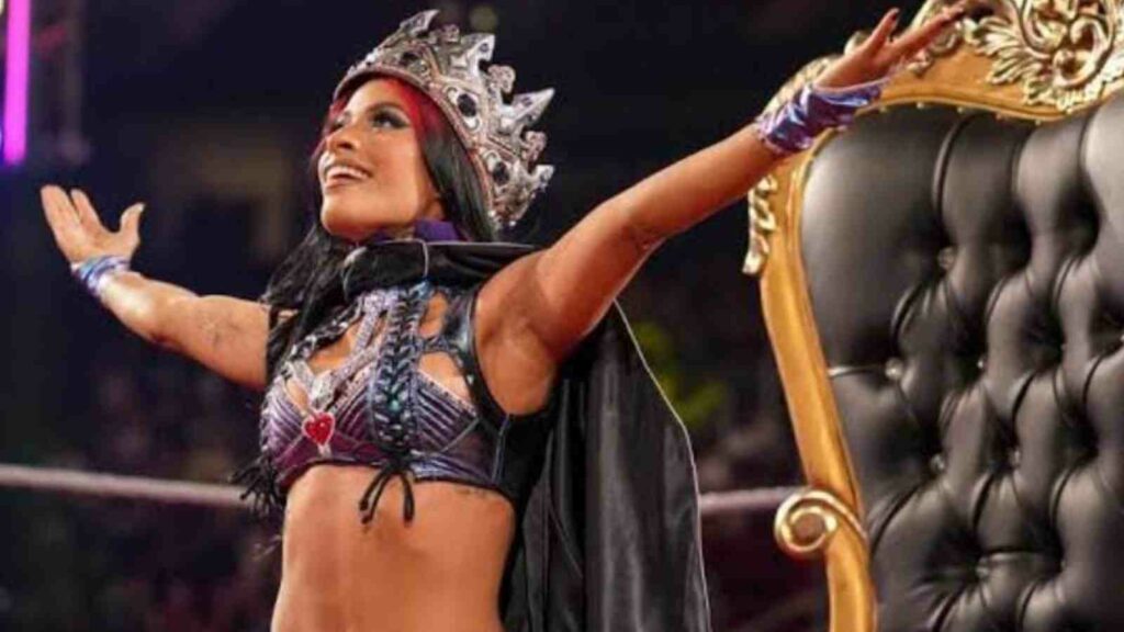 Zelina Vega as Queen Zelina (Image Credits- Women's Wrestling Talk) 