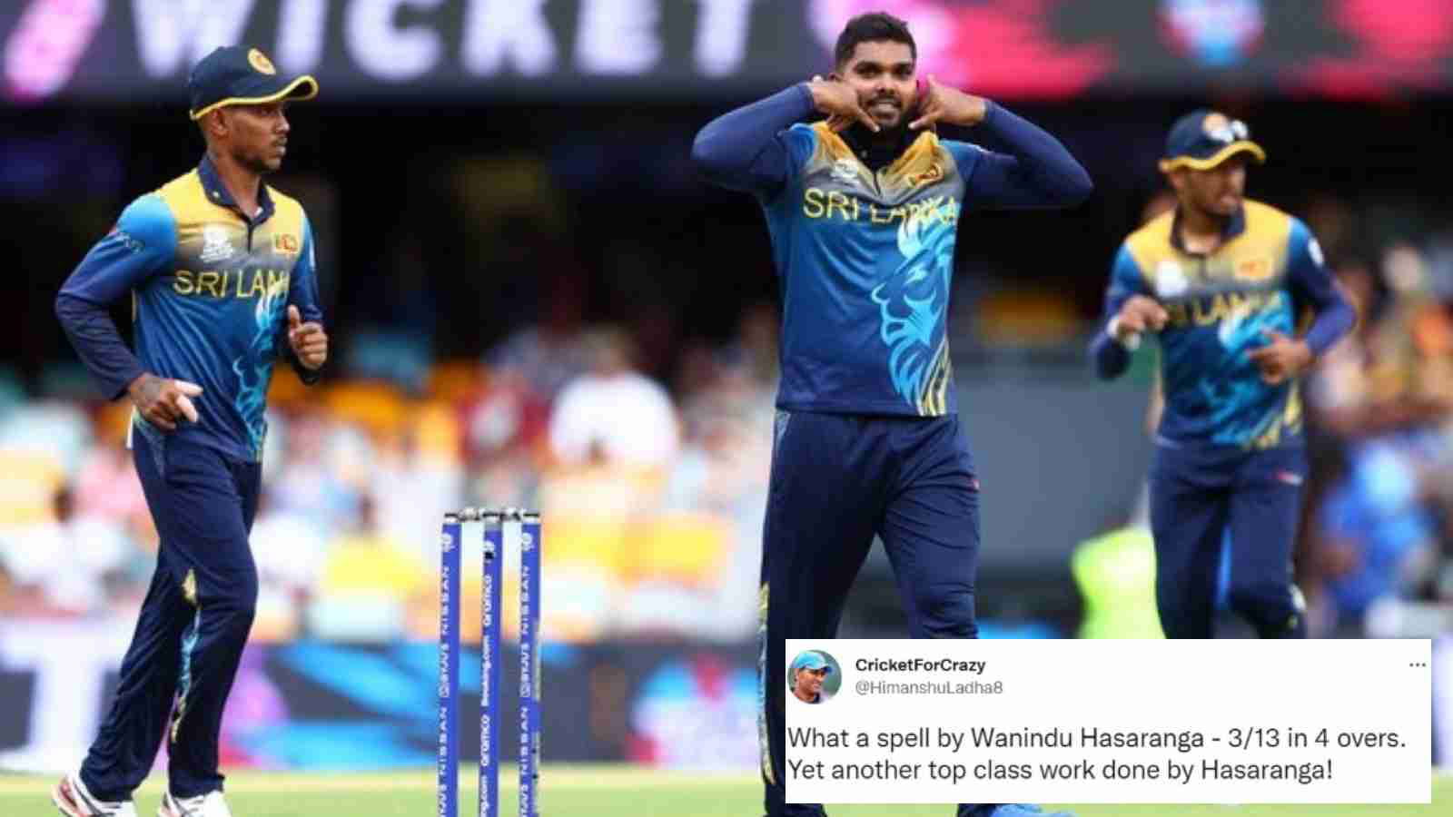 “Another day, another top-class bowling”- Wanindu Hasaranga scalps three but a combined batting steer Afghanistan to a decent total against Sri Lanka