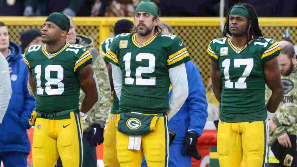 “Much better together,” Shannon Sharpe compares BADASS combo of Aaron Rodgers & Davante Adams from their Packers days to their current forms 1 WR Randall Cobb (18), QB Aaron Rodgers (12), and WR Davante Adams (17) - (Image credit: IMAGO / ZUMA Wire)