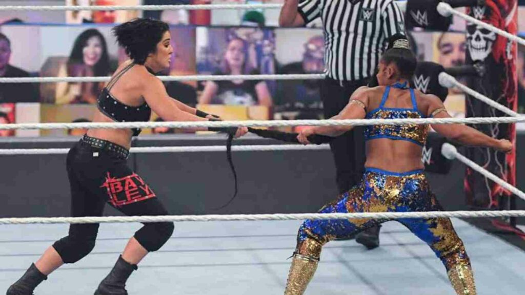 Bianca Belair and Bayley (Image credits: WWE)