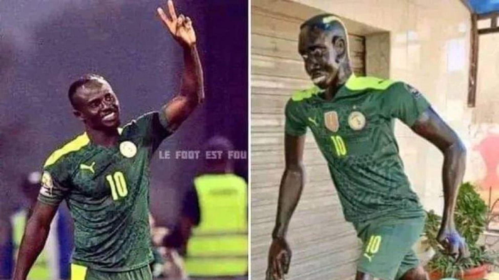 “This is total insult; That’s Shadow Mane”- Fans react to Sadio Mane’s new statue in Senegal