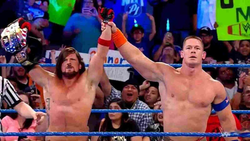 John Cena and AJ Styles