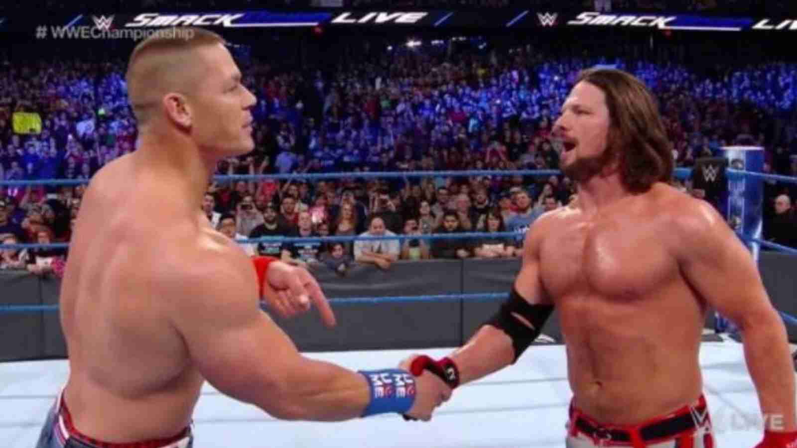 “He’s just good” AJ Styles discuss the ALLEGATIONS on John Cena about his bad wrestling skills