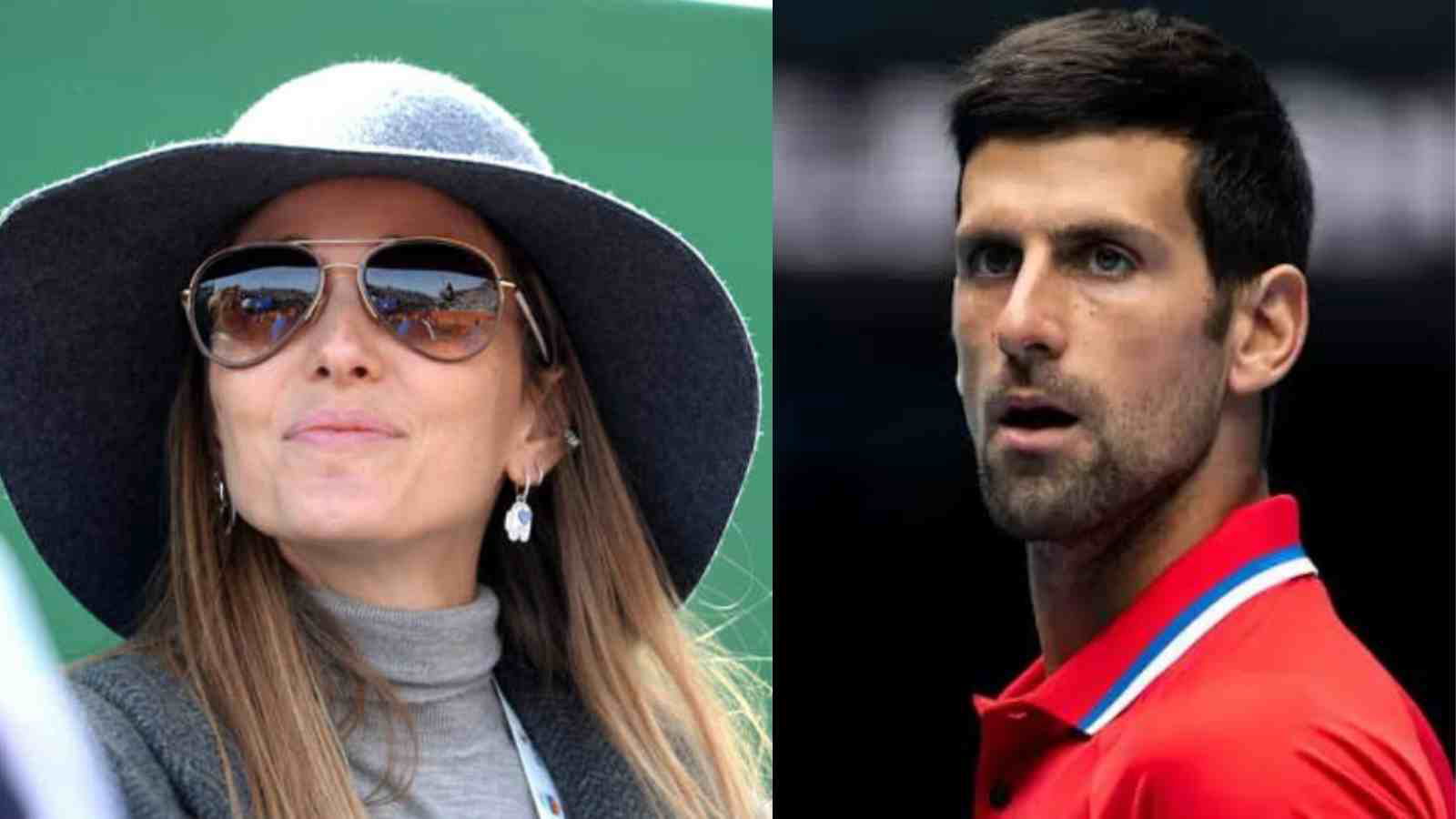 Novak Djokovic’s wife comes out in her husband’s defense after he was subjected to doping allegations at the Paris Masters