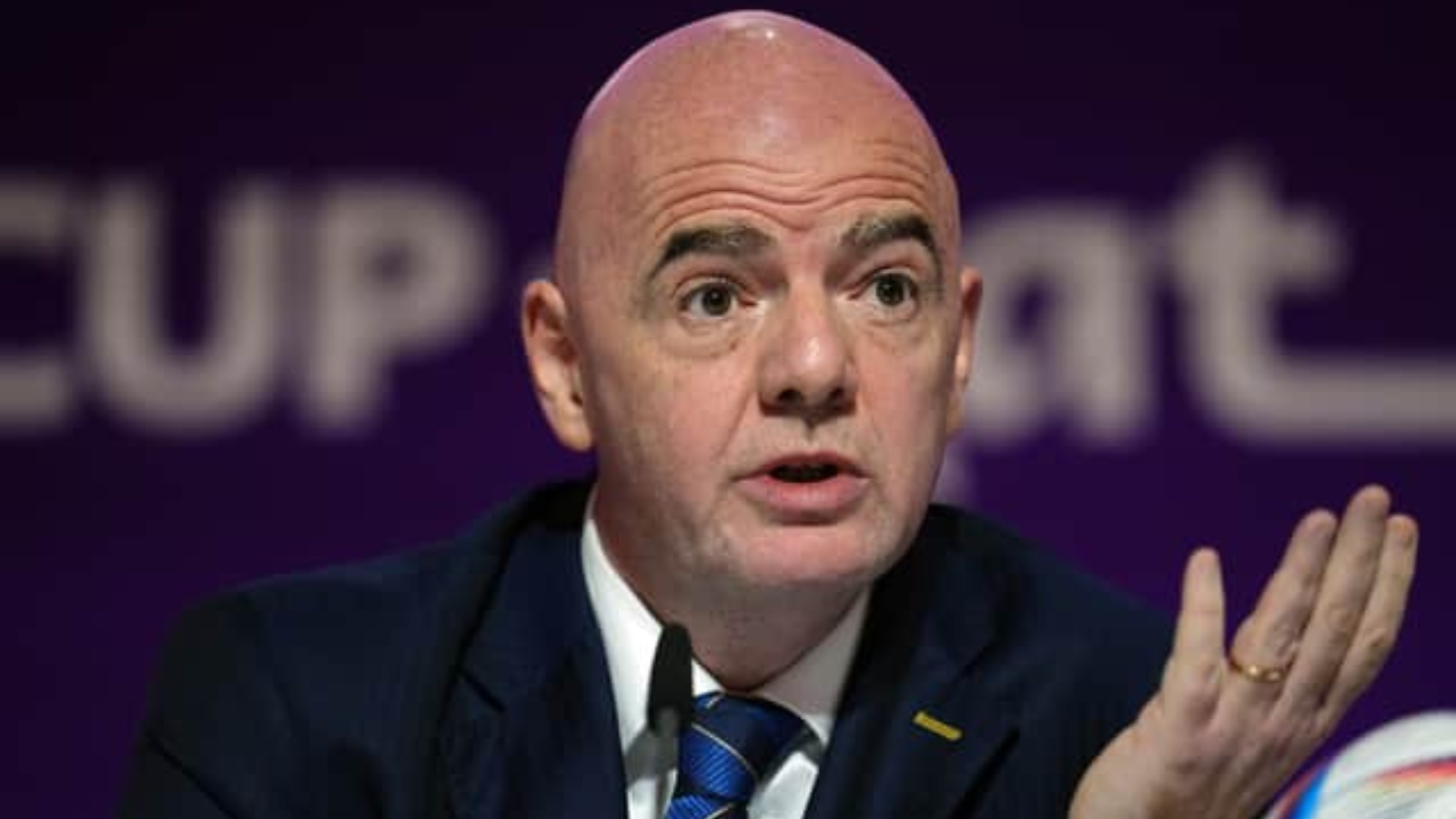 “It is racist, pure racist,” FIFA President Gianni Infantino hits out at European Media for accusations that Qatar hired fans to fill World Cup stadiums