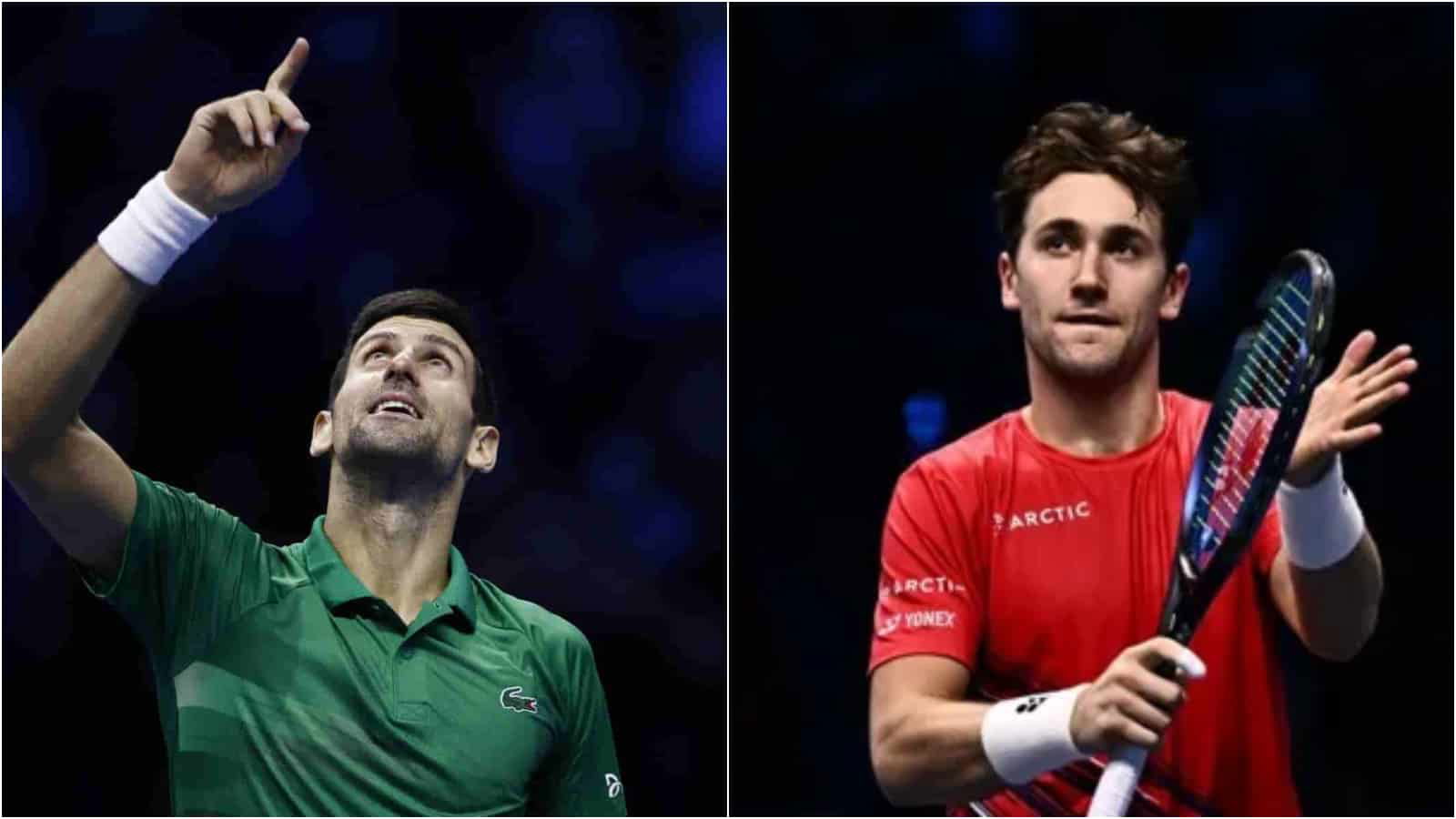 Casper Ruud salutes Novak Djokovic for a spectacular comeback to finish the season with ATP Finals despite the debacle in Australia