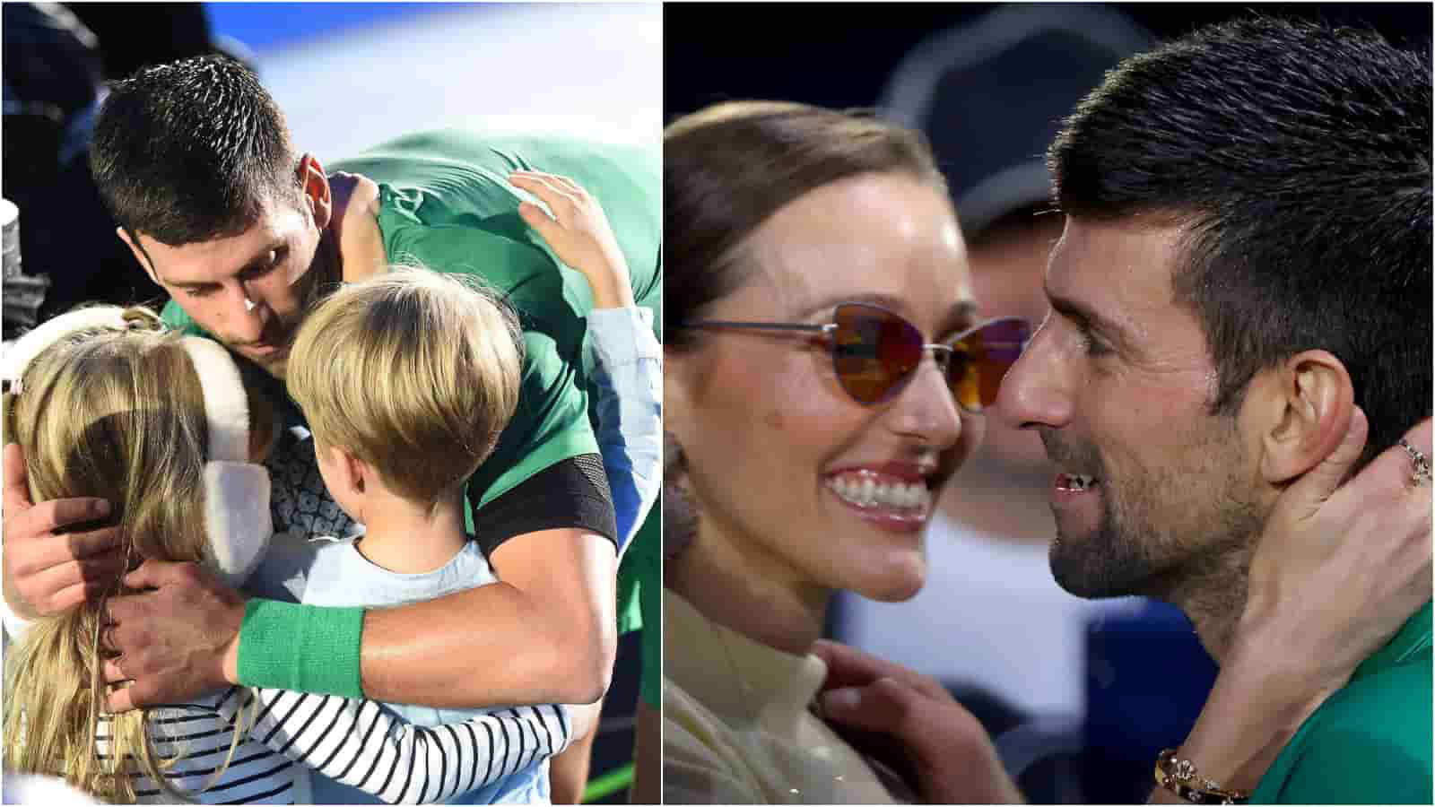 WATCH: Novak Djokovic’s wife and kids celebrate his ATP Finals title together as the Serb pays a fitting tribute to them after a strenuous year