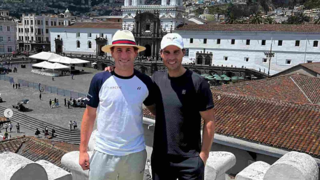 Casper Ruud and Rafael Nadal