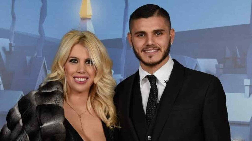 Wanda Nara with Mauro Icardi