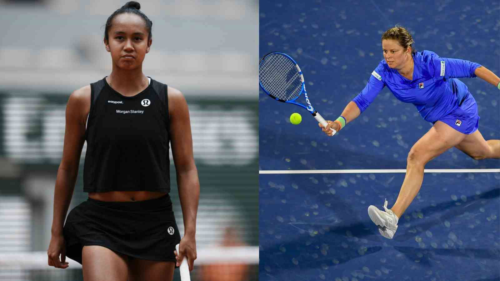 “Should change careers” – Fans berate Leylah Fernandez as she fails to defeat a retired and pregnant Kim Clijsters